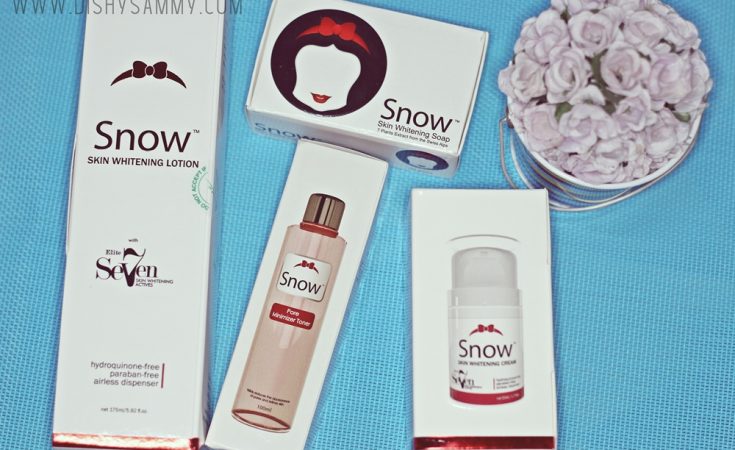 Snow Skin Whitening Product Review DISHYSAMMY.COM